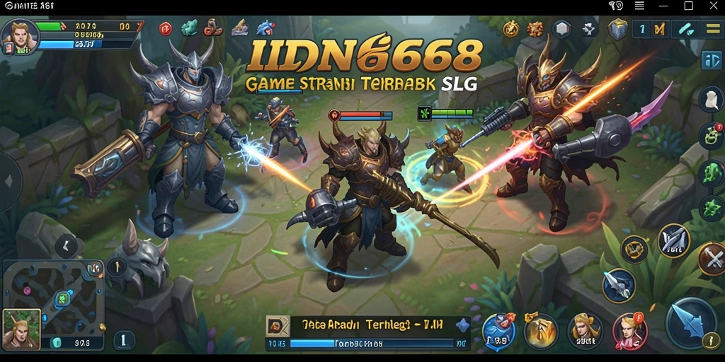 Tampilan gameplay menarik dari IDN668 yang strategis dan kompetitif.