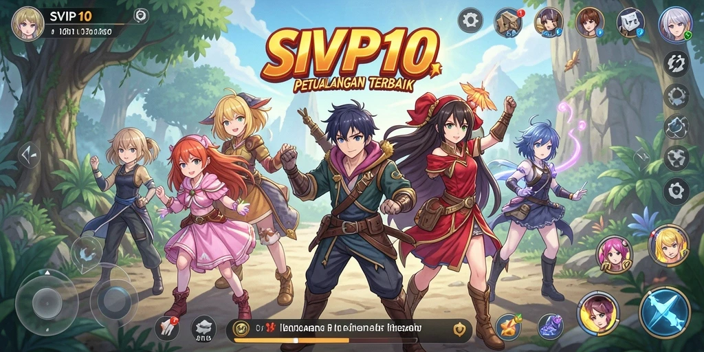 Screenshot gameplay anime di SVIP10 dengan visual menarik.