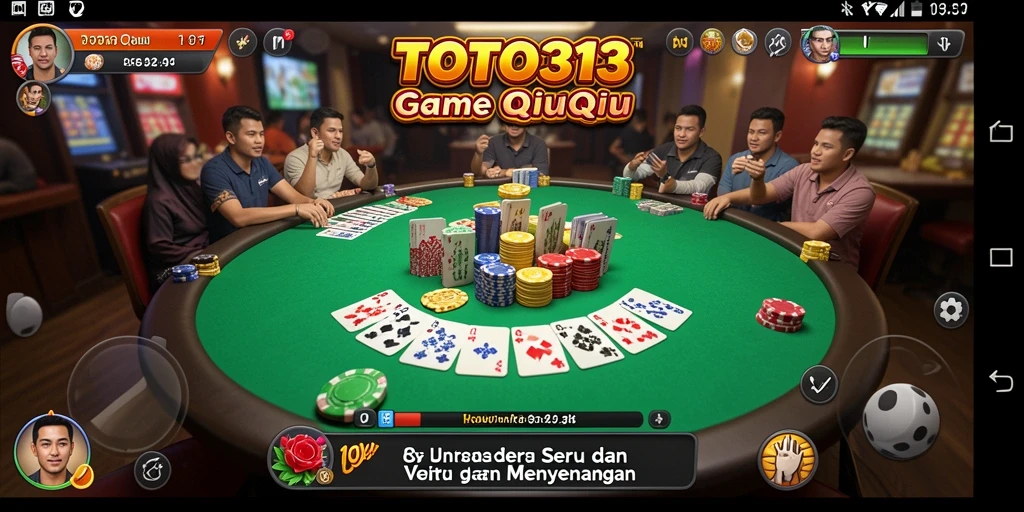 Tampilan gameplay menarik TOTO313 QiuQiu.